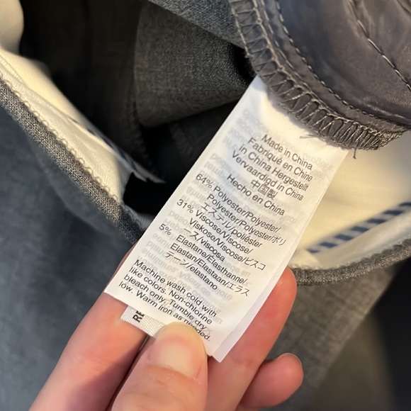 NWOT Jcrew Cameron slim cropped pants gray size 0 - Picture 6 of 6